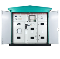 Poste de transformateur photovoltaïque compact mobile 1000kVA 1500kVA 13.2kV/480V, substation compacte 40.5kV en métal