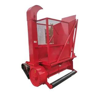 combining corn harvester header harvester machine and cutter corn stalks and grass