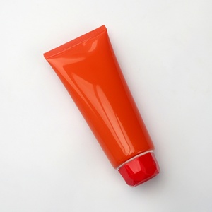 Custom 50ml Hand Face Cream Soft Skin Care Container Pink Squeeze <b>Plastic</b> Facial Cleanser Face Mask Screw Cap <b>Tube</b> - Product Image 3