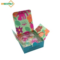 Boîtes cadeaux personnalisées pour Brigadeiros, 4 packs, emballage en papier, boîte pliante, boîtes à chocolat truffé avec insert pour bonbons sucrés
