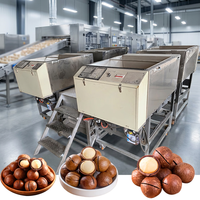 Mesin Produksi Otomatis Penuh untuk Pengolahan, Pemanggangan, Pengupasan, Penyedapan, dan Pengemasan Kacang Macadamia