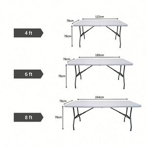 Housse de table personnalisée imprimée en plusieurs couleurs, 4 pieds, 6 pieds, 8 pieds, nappe de haute qualité avec impression colorée - Product Image 2
