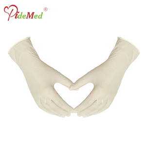 Gants d'examen jetables en latex sans poudre Pidemed, fabriqués en Malaisie, épaisseur 5 MIL, longueur 24 CM, bord coupé, manchette lisse - Product Image 3