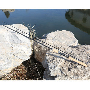 Caña de pescar telescópica de fibra de carbono, fibra de vidrio, 6m, 3,6 m, 5m, <span class=keywords><strong>surfcasting</strong></span>, color blanco - Product Image 4