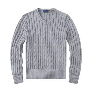 Pull en tricot pour femme RL à manches longues, logo Ph Raff, pull classique, coupe ajustée, décontracté, chaud pour l'hiver, tricot basique, vente chaude - Product Image 3