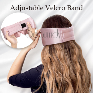 Custom Logo Household Textiles Silk <b>Eye</b> Mask with Adjustable Velcro Comfortable Soft Large Silk Travel Sleep Mask Silk <b>Eye</b> <b>Cover</b> - Product Image 6