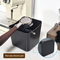 Boîte à café professionnelle en plastique ABS, antichoc, pour le retrait des résidus de café, idéale pour les cafés spécialisés