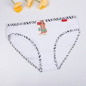 UOKIN Intimo Sexy da Donna, Mutandine in Cotone a Coste a Vita Media, Tinta Unita, Confezione da 12 Pezzi - Product Image 2