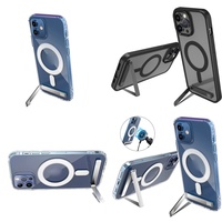 Casing HP Sublimasi dengan Penyangga untuk iPhone 17, Casing HP 15 Pro Max 16 14 13 12 11 dengan Holder, Aksesoris Ponsel