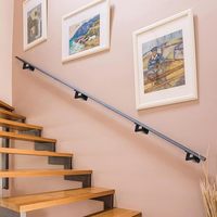 Support de fixation en métal AISI 304 pour main courante, idéal pour balustrades d'escalier intérieures d'appartements – Conception OEM usine