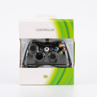 Manette de jeu filaire pour PC et Xbox 360, contrôleur de jeu filaire à six axes avec gyroscope, manette de jeu complète, joypad