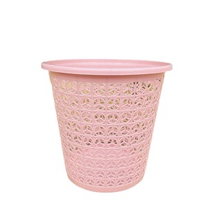 Storage <b>Baskets</b> Plastic Round Hollowed Out <b>Stackable</b> For Home Office Bathroom Storage Organizing Mixed Colors 29cm Diameter - Product Image 5