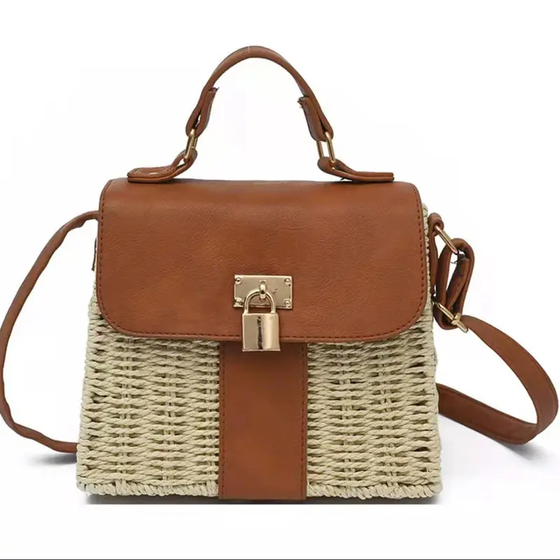 Женская сумочка, соломенные сумки, вязаная крючком сумка через плечо, Дамский кошелек и сумочка