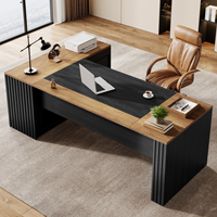 Bureaux de bureau avec tiroirs, table de bureau, mobilier de bureau, bureaux de bureau avec armoire et étagères de rangement