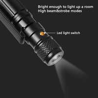 Équipement de camping multifonctionnel, lampe LED, vente chaude, stylo tactique populaire pour la défense personnelle avec brise-vitre