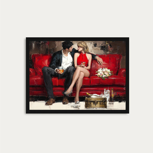 Peintures à l'huile peintes à la main en gros capturant des moments <span class=keywords><strong>de</strong></span> conversation et <span class=keywords><strong>de</strong></span> <span class=keywords><strong>rire</strong></span>, avec Offre Spéciale d'usine - Product Image 3