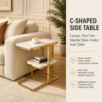 Table basse carrée multi-niveaux de style scandinave, simple, pour la maison, pour le salon ou le balcon