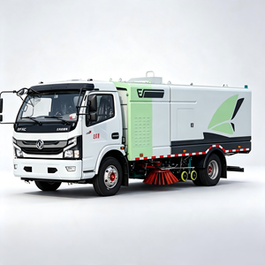รถบรรทุกกำจัดมลพิษทางถนนไฟฟ้าสำหรับงานวิศวกรรมเทศบาล 8 ลูกบาศก์เมตร สำหรับเก็บน้ำเสียเต็มรูปแบบ ทำความสะอาดถนนที่มีมลพิษหนัก - Product Image 1