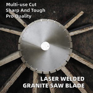 Disco de Sierra de Granito Multiusos Blanco Industrial OEM Soldado por Alta Frecuencia Jia Hong con Borde Segmentado, Afilado y Duradero, para Corte con Diamante - Product Image 3