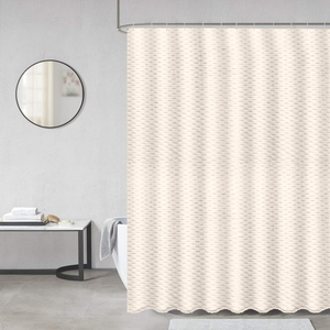 <span class=keywords><strong>Rideau</strong></span> <span class=keywords><strong>de</strong></span> <span class=keywords><strong>douche</strong></span> en relief <span class=keywords><strong>de</strong></span> luxe qualité hôtelière 3D tissu texturé Polyester imperméable salle <span class=keywords><strong>de</strong></span> bain <span class=keywords><strong>rideau</strong></span> <span class=keywords><strong>de</strong></span> <span class=keywords><strong>douche</strong></span> avec crochets - Product Image 1