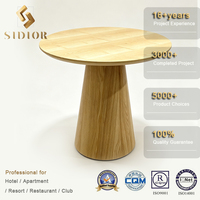 Table de restaurant commerciale sur mesure en bois massif (frêne, chêne, teck) – Fournisseur FF&E direct usine