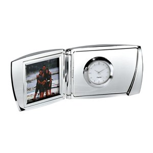 Lux Box sveglia digitale grande legno di bambù 'gusci' struttura fotografica orologio da scrivania modello triangolare calendari data elettronica - Product Image 1