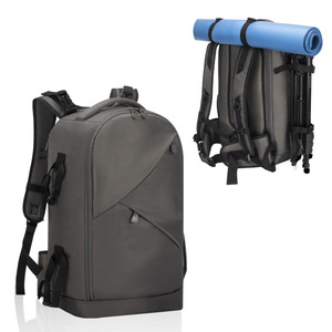 Sac à dos pour appareil photo imperméable de grande capacité, sac de photographie en plein air, étui à cosmétiques, matériau en nylon, fermeture à glissière, 18 pouces, 0,6 kg - Product Image 2