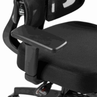 Chaise de bureau exécutive ergonomique confortable en maille avec appui-tête réglable, accoudoirs 3D réglables et soutien lombaire pour la maison, le bureau et l'école