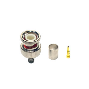 An Ninh 75 Ohm <span class=keywords><strong>Video</strong></span> <span class=keywords><strong>Balun</strong></span> RG59 RG6 cáp đồng trục Adapter Nam để <span class=keywords><strong>BNC</strong></span> Nam nối cho CCTV Camera - Product Image 4