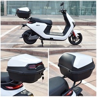 Vente en gros de l'usine de grandes boîtes de queue de moto épaissies universelles coffre de voiture électrique dossier étanche coloré