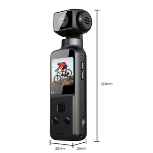Relee Tragbare Mini 4K WiFi Sport-DV-Kamera Handgehaltene K1 EIS Outdoor-Fahrradkamera Leichte Taschen-Bewegungskamera 270 °   Drehen - Product Image 5