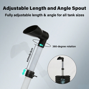 Bộ lọc bọt khí động lực học độc đáo Vortex-Fluidized Bed cho bể cá, bơm lọc 4 trong 1 cho bể cá - Product Image 5