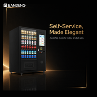 BANDENG 6610Pro 22T - Sistema de Venta de Bebidas y Snacks con Interfaz HD de 21 Puntos y 5 Pulgadas para Programas Mixtos de Snacks y Bebidas