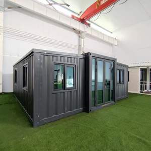 Casa contenedor plegable prefabricada 2 3 dormitorios Modular móvil pequeña casa 20 pies 40 pies casa contenedor expandible prefabricada de lujo - Product Image 2