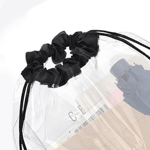 Wholesale Custom Logo Size Clear Drawstring <b>Bags</b> for Stadium Colleges Sport Event Waterproof Transparent PVC Drawstring Backpack - Product Image 5