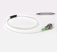Diskon besar 0.9mm Mini PLC Fiber Optic Splitter SC tipe APC/UPC 1X4/1X8/1X16/1X32/1X64 konektor LC tabung baja untuk 4G/5G PoE