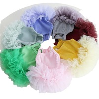 Jupe tutu pour fête d'anniversaire d'animaux, robe de princesse, costume mignon en dentelle, tenue douce pour chiot et chat, pour mariage, vacances et séances photo