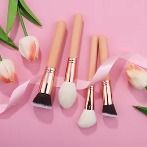 Penjualan pabrik Harga bagus 26 buah Set kuas Makeup kosmetik profesional alat kuas mawar emas penjualan laris Set untuk Makeup