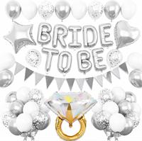 Lot de ballons lettres durables pour mariée, décoration romantique pour mariage et fiançailles
