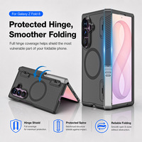 Coque de téléphone magnétique mate tendance One Piece pour Samsung Z Fold 8 Ultra Z Fold 7, étui pliable avec support anti-chute
