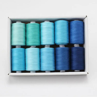 Fil à coudre de couleur, fil en polyester, bobine de fil à coudre, machine à broder à la main, bobine pour kit de couture à domicile