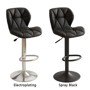 Hot Sell Modern Swivel <strong>Bar</strong> <strong>Stool</strong> Gas Lift Chair Soft Synthetic <strong>Leather</strong> for High Counter - Product Image 5