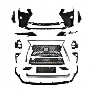 ชุดแต่ง RX450H กันชนหน้า แบบปกติ สำหรับ RX300 รุ่นปรับโฉม กระจังหน้าแบบ Matrix อะไหล่รถยนต์สำหรับ <span class=keywords><strong>Lexus</strong></span> RX200T RX450 ปี 2016-2018 - Product Image 1