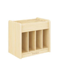 Table de maquillage pour enfants en bois naturel pour la garderie, mobilier de classe