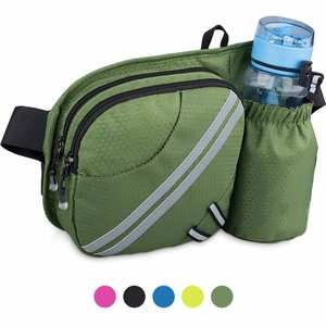 Su geçirmez yürüyüş bisiklet koşu Hip Hop koşucular kemer bel çantası spor Fanny paketi su şişesi tutucu ile - Product Image 4
