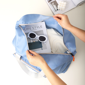 Có thể gập lại du lịch Duffel Bag Tote mang theo trên hành lý thể thao Duffle Weekender qua đêm cho phụ nữ và trẻ em gái - Product Image 3