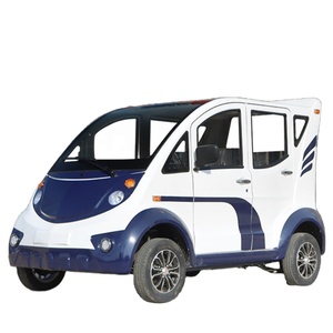 Nouveau chariot de golf à quatre roues de voiture d'autobus touristique électrique à quatre places pour <span class=keywords><strong>le</strong></span> bureau de vente immobilière RV Community Property Patrol - Product Image 3