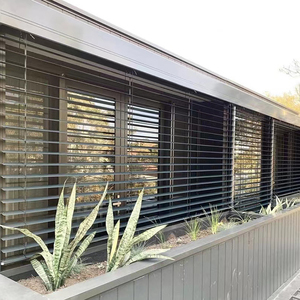 Tende veneziane in alluminio motorizzate da esterno antipioggia telecomando elettrico in metallo ombreggiatura da sole semplice tecnica persiane <span class=keywords><strong>tapparelle</strong></span> - Product Image 4