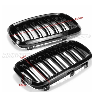 กระจังหน้าคู่แบบ Double Slat สำหรับ BMW F15/F16 X5 X6 ปี 2014-2017 กระจังหน้าทรงไตคู่สำหรับรถแข่ง - Product Image 6