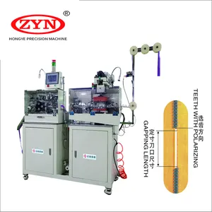 ZYN-máquina automática de Limpieza de dientes con cremallera de plástico, para vislon